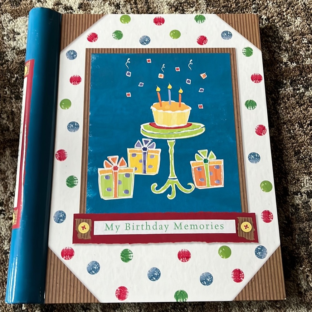 My birthday memories book